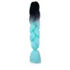Trenzas Grandes de Fibra Sintética de Comercio Exterior, Trenzas de Colores, Peluca, Cabello para Trenzas Jumbo, Rastas Africanas, Cabello para Crochet