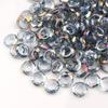 Nuevos Accesorios para Uñas Anillo de Ángel de 14-20 mm Retro Uña Diamante Cristal Vidrio Estilo Japonés Transparente Siete Colores