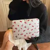 Bolsa de Embreagem Casual Tendência Estilo Cereja Doce Fresco Elegante Moda Nova Verão 2025 Estampada de Grande Capacidade