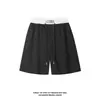 Shorts Casuales de Cintura Color Block Estilo Americano, Nuevo Estilo Verano, Corte Holgado, Talla Grande, Secado Rápido, Transpirables, Shorts Deportivos de Baloncesto