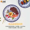 Wuhe A5 Material Cruzamento Alimentício Melamina Louça Estilo Sul Europeu Série Luxo Leve Retrô Conjunto de Tigelas, Pratos, Travessas e Copos