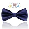 Gravata Borboleta Infantil Britânica de Camada Dupla para Estudantes do Ensino Fundamental para Apresentação Vermelha Preta Meninos Infantil Flor de Lapela para Camisa e Terno