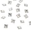 Em estoque Atacado Quadrado Prata Esterlina Genuína Fundo Pontiagudo Cristal Diamante Roupa Sapato Bolsa Decoração Arte para Unhas DIY Capa de Celular