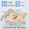 Caja de Papel de Aluminio para Barbacoa Rectangular Desechable Lonchera Cuenco de Papel de Aluminio Doméstico Redondo Engrosado Embalaje para Llevar Plato de Cena de Papel de Aluminio