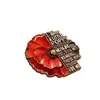 Broche Retro Creativo Transfronterizo Flor Roja Viernes Rojo Broche Viernes Rojo Accesorios para Ropa Bolsas