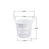 Ventas Directas de Fábrica de No. 83 Plástico de Materia Prima PP de Alta Calidad Cestas de Plástico/Equipo Hidropónico Cestas de Plantación de Plástico, Tamaño Mediano