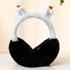 Lindos Auriculares de Oreja de Calabaza de Dibujos Animados para Otoño e Invierno, Protección para las Orejas, Orejeras, Calentadores de Orejas de Terciopelo a Prueba de Frío, Orejeras para Estudiantes en Bicicleta