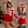Pijama y Lencería Sexy Temáticos de Navidad Terciopelo Coreano Rojo Cuello Halter Sexy Uniforme de Chica Conejita Conjunto Colección 1881