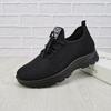 Zapatos de Tela Estilo Primavera del Viejo Beijing, Tenis Casuales Pequeños Negros, Zapatos para Caminar de Madre para Mujer, Zapatos Ligeros con Suela de Poliuretano para Mujer