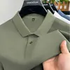 Exportação Transfronteiriça Camisa Polo Masculina 100% Algodão Verão Nova Moda Casual Gola Lapela Manga Curta Camisetas Tops Atacado