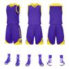 Conjunto de Uniforme de Baloncesto Personalizado para Niños y Estudiantes Uniformes para Juegos de Campus y Campamentos de Entrenamiento Chaleco Deportivo para Niños con Estampado de Jersey