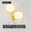 Lámpara de pared de cobre lámpara de noche de dormitorio led moderna minimalista villa americana lujo sala de estar escaleras lámpara de pared de latón