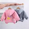 Nueva Chaqueta de Polar con Capucha para Niñas de Primavera y Otoño Ropa Casual Estilo Western para Niños Ropa de Béisbol para Bebés Moda de Primavera