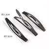 Pin Bb Pin Guisante Accesorios para el Cabello de Metal Coreanos Simples Negro Mate Tocado DIY Venta al por Mayor en Stock Pin Curvo