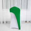 Funda Decorativa Transfronteriza para Respaldo de Silla de Una Sola Pierna, Pieza Única Elástica, Funda para Silla de Hotel y Banquete, Color Sólido, Cubierta para Respaldo de Silla de Una Sola Pierna Baita