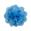 Flor de cabeza de gasa de 10 cm diadema para niños diadema anillo para el pelo accesorios DIY accesorios para mascotas flor grande en stock al por mayor