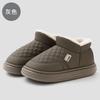 Bolsa Impermeable Zapatillas de Algodón con Tacón para Mujer en Invierno Forradas de Felpa para Mantener el Calor para Personas de Mediana Edad y Mayores Hogar Suela Gruesa Antideslizante Zapatillas de Algodón para Uso Exterior para Hombre Venta al por Mayor
