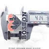 Boston Viaje Souvenir Oscuro Personalizado Corazón Rojo Imán para Refrigerador Letras Negras Cubierta de Pintura de Puntos Pegamento Imán Americano