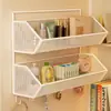 Estante de almacenamiento para pared de dormitorio, no requiere taladro, solución de almacenamiento para mesita de noche, estante de almacenamiento para pared