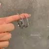 Brincos Grandes Explosivos de Metal Prata Quebrada para Mulheres, Luxo Acessível, Brincos Elegantes de Alta Qualidade, Brincos, Brincos de Círculo Exagerados