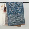 Bufanda Gruesa de Jacquard Paisley de Doble Cara de Faux Cachemira para Viaje, Chal Versátil de Estilo Étnico Vintage para Primavera y Otoño