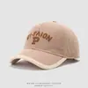 Gorra de béisbol para niños de otoño e invierno, linda gorra de pana a prueba de viento para uso en exteriores, súper adorable para niños y niñas en viajes