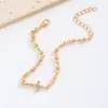 Pulsera Cruzada Más Vendida de Amazon Pulsera de Moda de Una Sola Capa con Pedrería Ajustable Pulsera de Accesorios Diarios