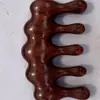 Peine de Masaje Meridiano de Sándalo Verde Argentino, Cuerno de Cinco Dientes Cinco Bolas Meridiano Cuidado del Cabello Peine de Madera, Peine para Masaje de Cabeza