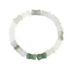 Pulsera de Bambú Verde Natural Tianshan al por Mayor para Mujer, Joyería de Jade, Pulsera Tejida a Mano para Regalos de Cumpleaños de Niñas