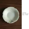 Taza Maestra Cerámica Resistente al Calor con Glaseado de Caramelo y Orquídea Pintada a Mano para Mujer, Taza de Té con Forma de Flor con Asa, Juego de Té