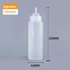 Garrafa Squeeze de Grande Calibre 150ml-1 Litro, Garrafa Squeeze Espessada para Molho, Garrafa Squeeze para Selante de Rejunte, Garrafa Plástica com Bico Pontiagudo