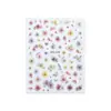 Celebridad de Internet Nuevas Pegatinas para Uñas de Flores Secas Artificiales Coloridas Ultra Delgadas Pequeñas Florales Margaritas Decoraciones de Uñas con Relieve Tridimensional