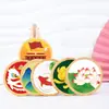 Patrimonio Cultural Inmaterial Esmalte Cloisonné Pintura DIY Paquete de Materiales Hechos a Mano Juego de Herramientas para Hacer Posavasos para Principiantes