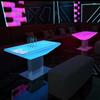 Mesa de bar KTV com iluminação direta da fábrica, mesa de centro, cabine de caixa, mesa longa, mesa de bar com iluminação LED