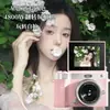 Cámara Digital 4K de Alta Definición con Pantalla abatible y Zoom 16x, Cámara Retro para Estudiantes, CCD de Nivel de Entrada para Estudiantes