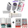 Base hembra USB 3.1 Tipo C con placa fija, interfaz de carga y datos, conector macho y hembra C, placa de prueba, inserción positiva y negativa a doble cara