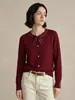 Top de Lana con Cuello de Lazo, Nuevo Diseño Primavera Temprana 2026, Elegante y de Corte Holgado, Prendas de Punto Adelgazantes y que Rejuvenecen