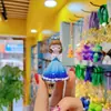 Llavero de resina de dibujos animados Princesa Perla femenino lindo corazón de niña estilo ins cadena para teléfono móvil pulsera llavero bolsa