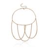 Pulsera de cadena de brazo con borla hecha a mano simple transfronteriza europea y americana para mujer