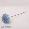 Nuevo estilo tacto realista Bella hortensia boda ramo artificial, decoración de lujo de alta gama para sala de estar, arreglo floral, flores artificiales