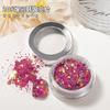 Coreano lentejuelas grandes brillo de uñas explosión ins brillo camaleón brillo láser hexágono brillo joyería de uñas