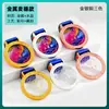 Etiquetas de Medalha Pequenas de Cristal Personalizadas pelo Fabricante para Eventos Esportivos de Maratona, Basquete, Futebol, Etiquetas de Medalha Infantis, Lembrancinhas de Formatura