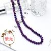 Cuentas Planas de Cristal Transparente de 4 mm para Pulseras Personalizadas DIY, Accesorios de Joyería, Materiales para Cuentas, Al Por Mayor en Stock