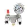 Acessórios para Bomba de Compressor de Ar Chave de Pressão Controlador Automático de Pressão de Ar Montagem de Suporte com Saída de Ar de Quatro Vias Seis Vias
