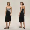 2026 Pijama Europeu e Americano de Verão Transfronteiriço Seda Chiffon Renda Costura Alça Longo Sem Costas Roupa de Dormir