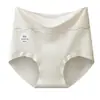 Calcinhas femininas 100% algodão, antibacterianas 10A, plus size, sem costura, cintura alta, controle de barriga, novo estilo, calcinhas tipo fio dental