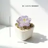 Zibo Florero de Vid Flor de Peonía Planta Flor de Vid Artificial Regalo del Día de la Madre Adorno de Escritorio Decoración de Coche Artesanía