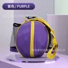Bolsa de Basquete Mochila Mochila Esportiva Zíper Redondo Estudante Ombro Multifuncional Treinamento Fitness Bolsa de Armazenamento para Copo de Água