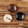 Botón Decorativo de Fruta Natural de Corte Irregular de Dos Agujeros Vintage de Gama Alta para Chaquetas, Camisas Polo, Vestidos y Ropa Infantil