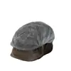 Nuevo Otoño Temprano Estilo Vintage Retro Old Money Gorra de Newsboy de Cuero Desgastado para Mujer Sombrero de Artista Adelgazante Facial de Moda